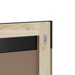 vidaXL Meubles de salle de bain 2 Pièces BERG noir bois de pin massif