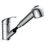 EISL Mitigeur de cuisine avec douchette extractible GRANDE VITA chrome