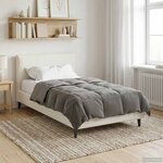 vidaXL Couette d'été 140 x 200 cm Été Microfibre (100  polyester)