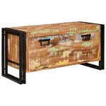 vidaXL Cabinet à chaussures Marron bois de récupération massif