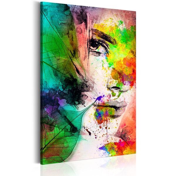 Tableau - couleurs de la feminité l x h en cm 80x120