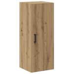 vidaXL Armoire murale chêne artisanal 34 5x34x90 cm bois d'ingénierie