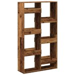 vidaXL Cloison de séparation vieux bois 100x33x175cm bois d'ingénierie
