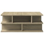 vidaXL Table basse chêne sonoma 70x70x29 cm bois d'ingénierie