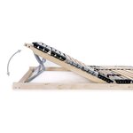 vidaXL Sommier à lattes sans matelas avec 42 lattes 7 zones 70x200 cm