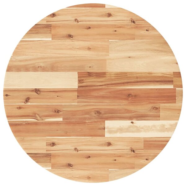 vidaXL Dessus de table rond Ø60x2 cm bois massif d'acacia