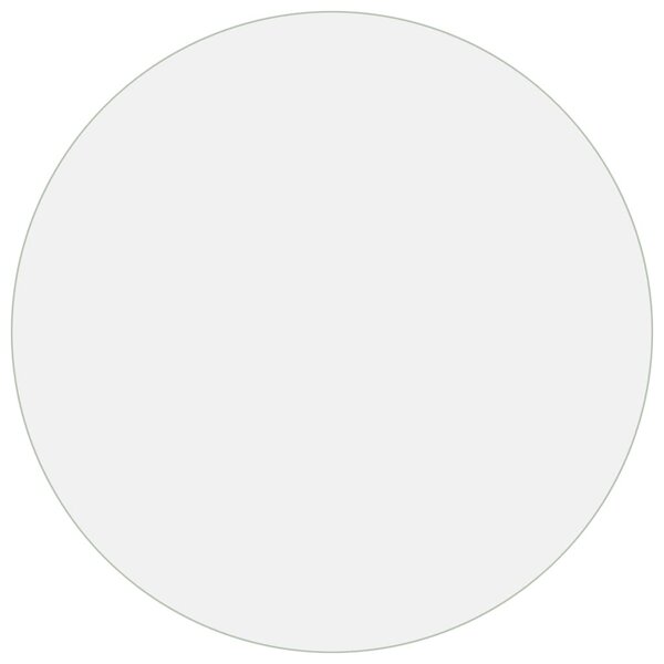 vidaXL Protecteur de table mat Ø 60 cm 1 6 mm PVC