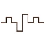 vidaXL Étagère murale chêne marron 104 5x10x43 cm bois d'ingénierie