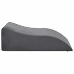 vidaXL Coussin pour jambes Gris 68 x 41 x 21 cm