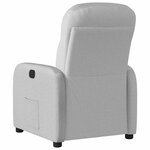 vidaXL Fauteuil inclinable gris nuage tissu