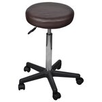 vidaXL Tabourets de bureau lot de 2 Marron 35 5x84 cm Similicuir