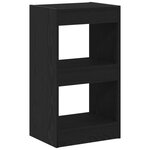 Bibliothèque/Séparateur de pièce vidaXL Chêne noir 40x30x71 5 cm