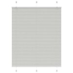 vidaXL Store plissé gris clair 105x150cm largeur du tissu 104 4cm