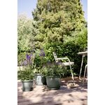 Pot de fleurs Amiga Rond 47 - Vert Ø 47 x hauteur 35 cm - Extérieur 100  recyclé