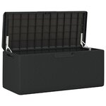 vidaXL Boîte de rangement jardin coussin de siège anthracite 350 L PP