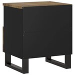 vidaXL Tables de chevet 2 Pièces Bois de manguier solide et d'ingénierie