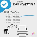 123CONSOMMABLES - 16XL - Pack de 4 Cartouches d'encre Compatible avec Epson Workforce WF-2750 WF-2760 WF-2660 WF-2650 WF-2630 WF-2540 WF-2530 WF-2510 WF-2010