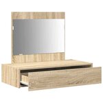 vidaXL Table de Toilette Marron 83 x 40 x 70 cm Bois d'ingénierie