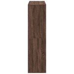 vidaXL Cloison de séparation chêne marron bois d'ingénierie