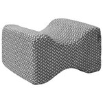 vidaXL Coussin pour genoux Gris 26 x 21 5 x 15 cm Polyester