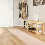 vidaXL Coureur de Tapis MARSA Crème 50 x 300 cm Polyester et PVC