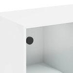 vidaXL Buffet blanc 102x37x75 5 cm bois d'ingénierie