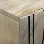 vidaXL Ensemble de mobilier de salle de bain 4 Pièces Brun Noyé