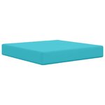 vidaXL Coussin de canapé d'extérieur 3 Pièces Turquoise Polyester
