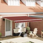 vidaXL Store manuel rétractable Anthracite 350x250 cm
