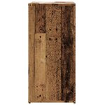 vidaXL Buffet vieux bois 80x36x75 cm bois d'ingénierie