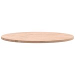 vidaXL Dessus de table Ø50x1 5 cm rond bois massif de hêtre