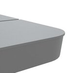 vidaXL Ensemble de base de parasol pour parasols à pied croisé 4Pièces PP