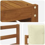 vidaXL Ensemble de canapés d'extérieur 8 pc Naturel et Crème