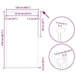 vidaXL Store enrouleur occultant largeur du tissu 121 6 cm polyester