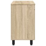 vidaXL Unité de vanité de salle de bain Chêne Sonoma 60 x 35 x 60 cm