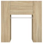 vidaXL Armoire de couloir Chêne sonoma 97 5x37x99 cm Bois d'ingénierie