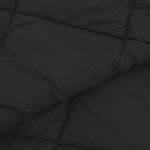 vidaXL Duvet d'hiver Noir 240 x 200 cm Microfibre