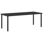 vidaXL Ensemble de 7 repas de jardin en poly rattan marron