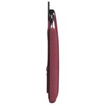 vidaXL Tête de lit suspendue Bordeaux Tissu