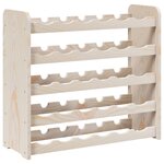 vidaXL Casier à vin 67 5x25x60 cm Bois de pin massif