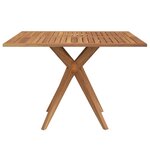 vidaXL Ensemble à manger de jardin 5 Pièces Bois d'acacia solide