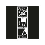 3 marqueurs FREE acrylic pointes mixtes noir STABILO