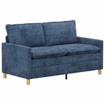 vidaXL Canapé Bleu 156 x 81 x 87 5 cm Polyester