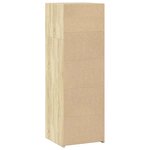 vidaXL Buffet chêne sonoma 40x41x124 cm bois d'ingénierie