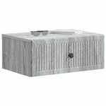 vidaXL Cabinet de chevet 2 pièces Sonoma gris 49 x 34 5 x 20 cm