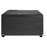 vidaXL Housses salon de jardin 2Pièces 8œillets 125x70x35cm rectangulaire