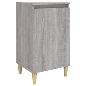 vidaXL Table de chevet sonoma gris 40x35x70 cm bois d'ingénierie