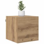 vidaXL Meuble TV Chêne artisanal 30 5 x 30 x 30 cm Bois d'ingénierie