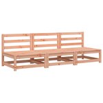 vidaXL Canapés de jardin sans accoudoirs 3 Pièces bois massif douglas