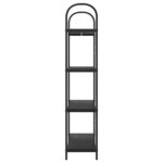 vidaXL Étagère Chêne noir 80 x 30 x 146 cm Bois d'ingénierie